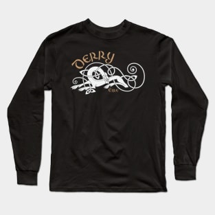 Derry Ireland Celtic Dog Long Sleeve T-Shirt